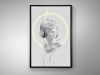 Картина Busto белый LED 80X120 - 5