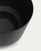 Кашпо для цветов Mash из черного металла Ø 28 см - 10