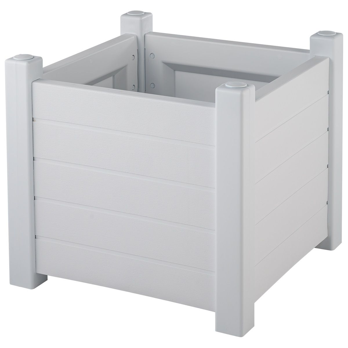 Кашпо Прованс арт.ЭП 496740 квадратное (белое)