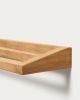 Kenta Вешалка для полотенец из массива тика 40 x 5 см - 7