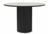 Керамический стол Барел 110 onyx bianco soft satin - черный - 2