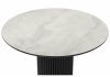 Керамический стол Барел 110 onyx bianco soft satin - черный - 3