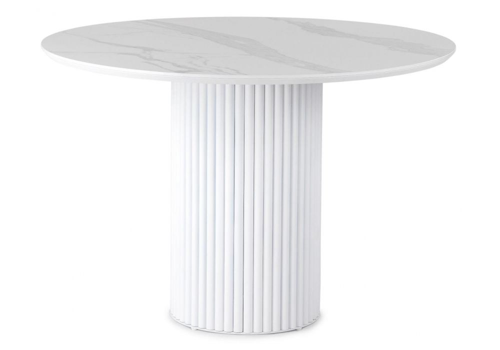 Керамический стол Барел 110 patagonoa bianco repose - белый