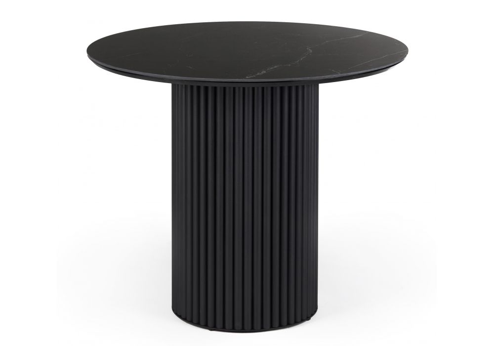 Керамический стол Барел 90 shakespeare black - черный