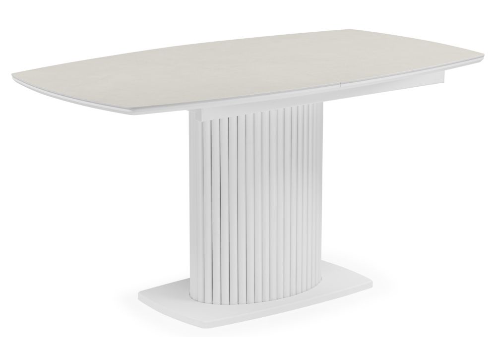 Керамический стол Фестер 140(180)х80 carmen light grey - белый