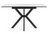 Керамический стол Гардинг 100(130)x70 белый мрамор - черный - 4