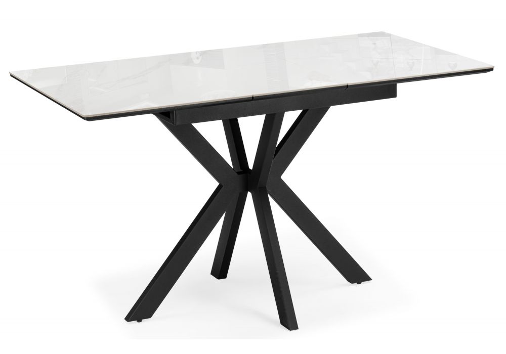 Керамический стол Гардинг 100(130)x70 серый (yb9020022bg) - черный