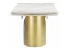 Керамический стол Готланд 160(220)x90 бежевый (fnz9206037) - золото - 3