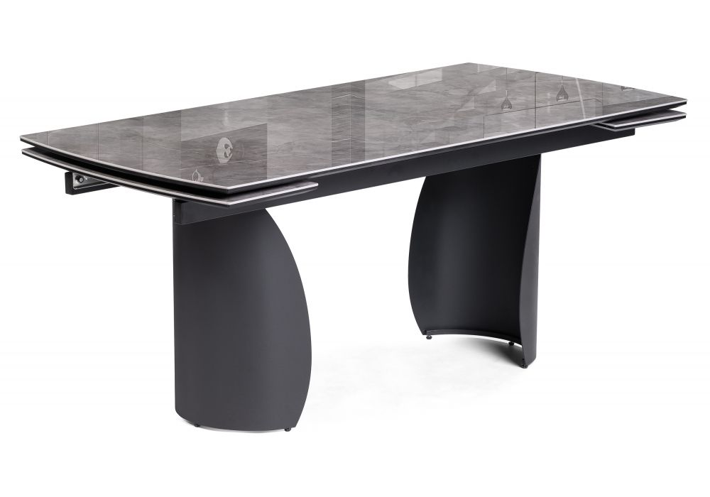 Керамический стол Готланд 180(240)х90х79 baolai - черный