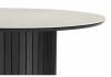 Керамический стол Гравент 90 carmen light grey - черный - 4