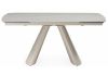 Керамический стол Grig 165(240)x90 серо-бежевый - 2