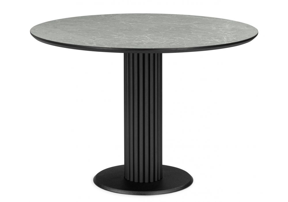 Керамический стол Кэмерон 110 dolmen cris sahara - черный