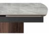 Керамический стол Lagos 160(240)x90 серый - орех - 5