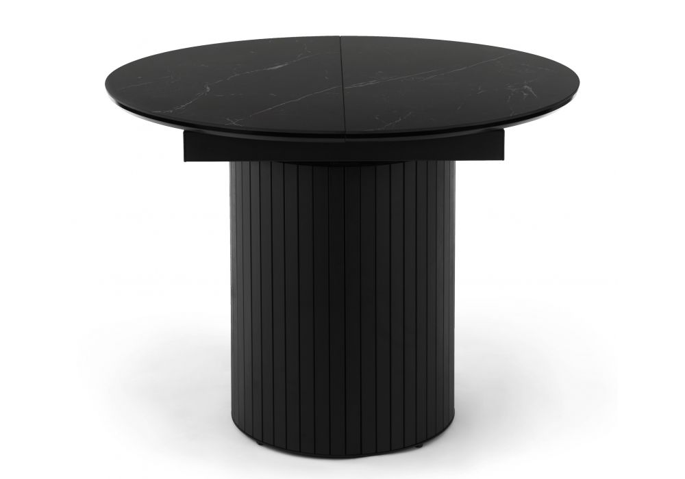 Керамический стол Лорен 100(140) shakespeare black - черный