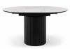 Керамический стол Лорен 100(140) snow white - черный - 4