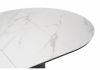 Керамический стол Лорен 100(140) snow white - черный - 5