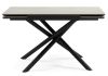 Керамический стол Мэриан 120(180)х80 carmen light grey - черный - 2