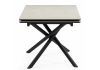 Керамический стол Мэриан 120(180)х80 carmen light grey - черный - 3