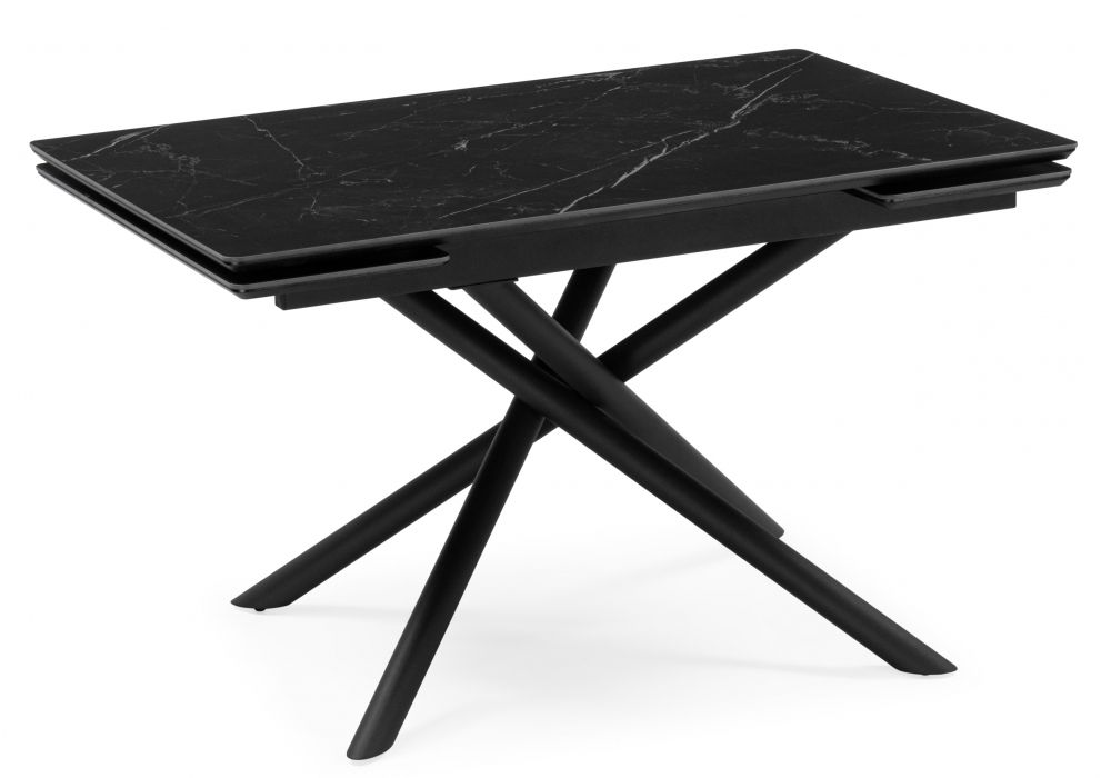 Керамический стол Мэриан 140(200)х80 shakespeare black - черный