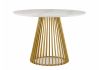 Керамический стол Нэнси 110 patagonoa bianco repose - золото - 2