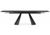 Керамический стол Шелтон 180(260)x90 massa ink gray - черный - 4