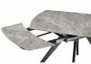 Керамический стол Silvi 120(180)x80 серый - черный - 3