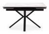 Керамический стол Старлайт 120(180)х80 snow alpin - черный - 4