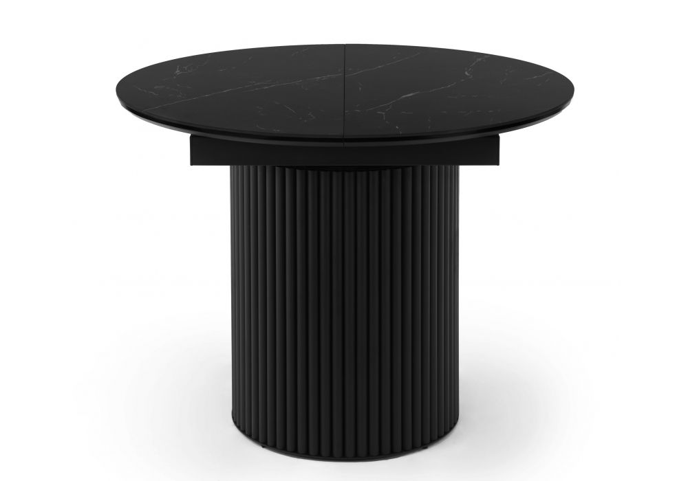 Керамический стол Стивен 100(140) shakespeare black - черный