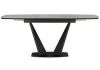 Керамический стол Вейл 160(205)х89 larka grey - черный - 4