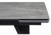 Керамический стол Вейв 160(220)х89 larka grey - черный - 5