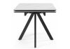 Керамический стол Вилли 120(180)х80 snow alpin white - черный - 3