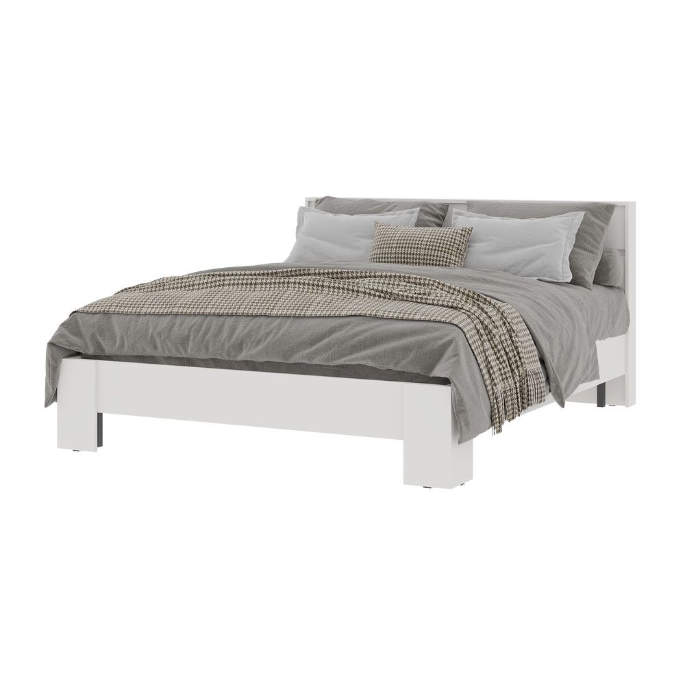 Хелен КР 03 Кровать 1.6х2.0 (1670х928х2114) белый-белый