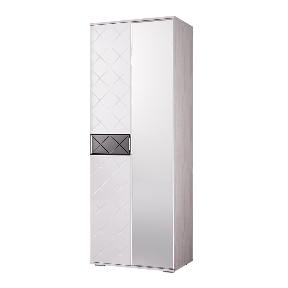 "Кимберли" ШК-27 ясень белый-белый глянец