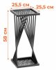 Кофейный стол-подставка Osteria-Остерия металл, черный, 25,5х25,5х59 см - 10