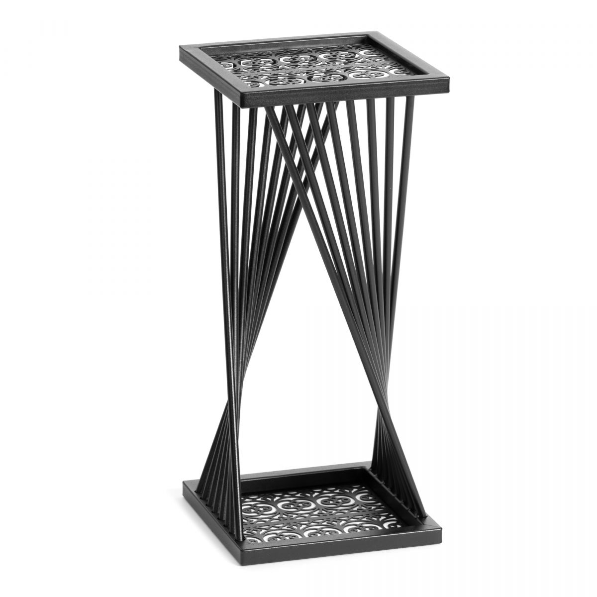 Кофейный стол-подставка Osteria-Остерия металл, черный, 25,5х25,5х59 см