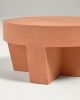 Кофейный столик Vilena из терракоты 60 см - 5