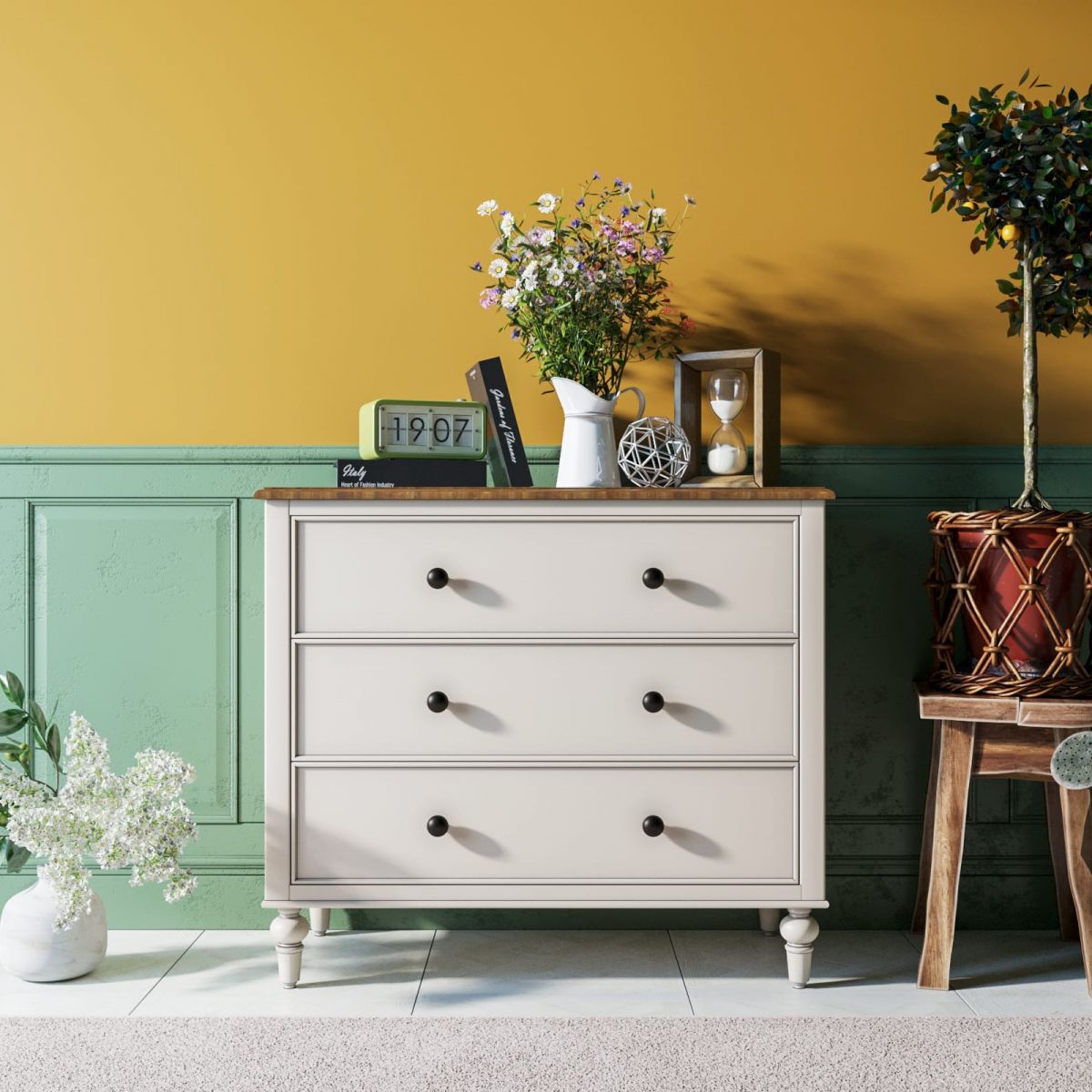 Комод 3 ящика "Odri"