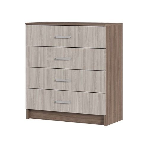 Комод 4 ящика ГАРМОНИЯ КМ 601 (0,85х0,934х0,408) шимо темный-шимо светлый