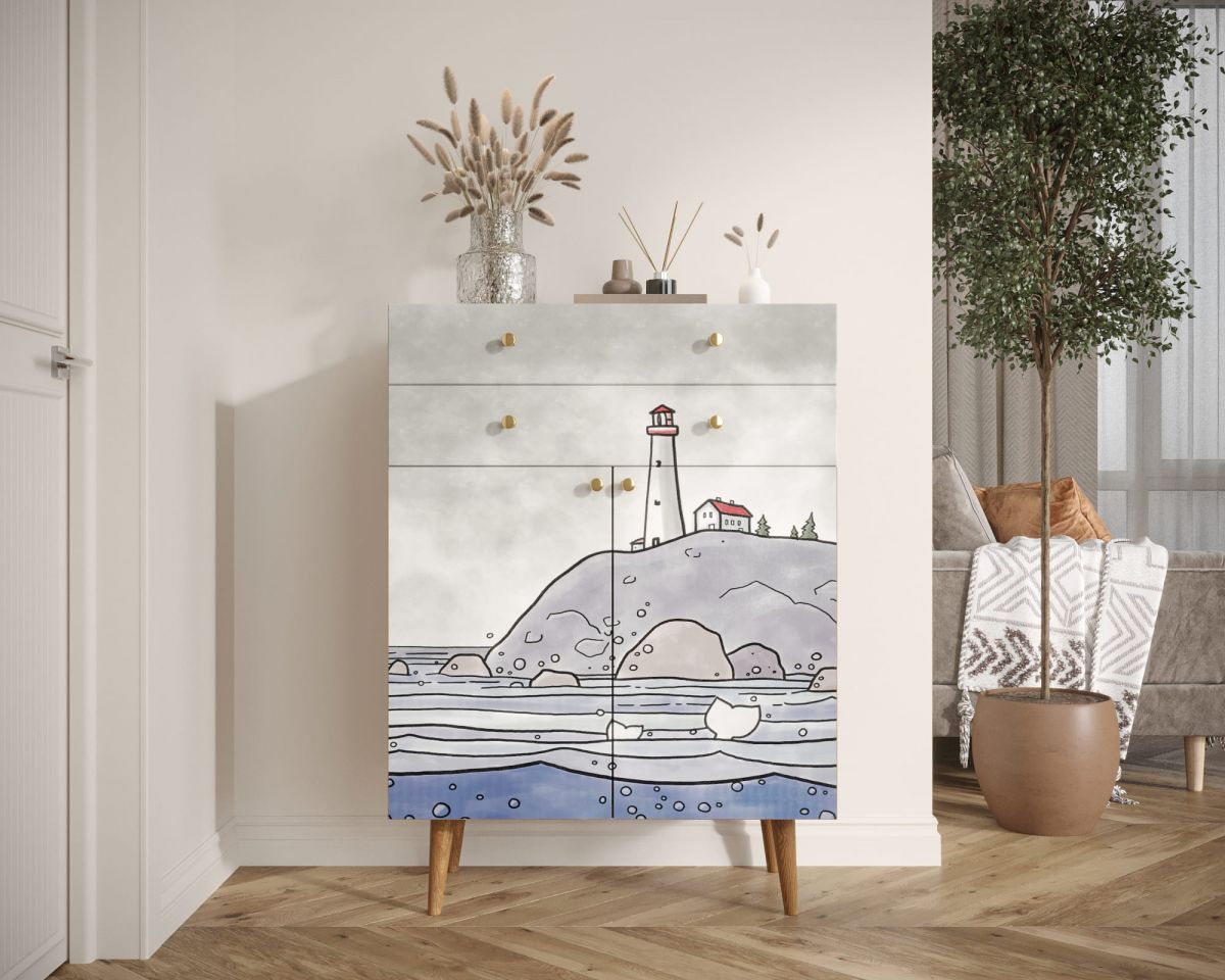 Комод "Berber" большой арт BB12-Print_51