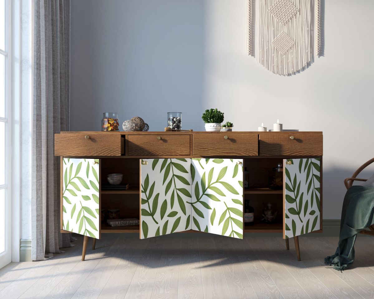 Комод "Berber" четыре дверки и четыре ящика 28 принт