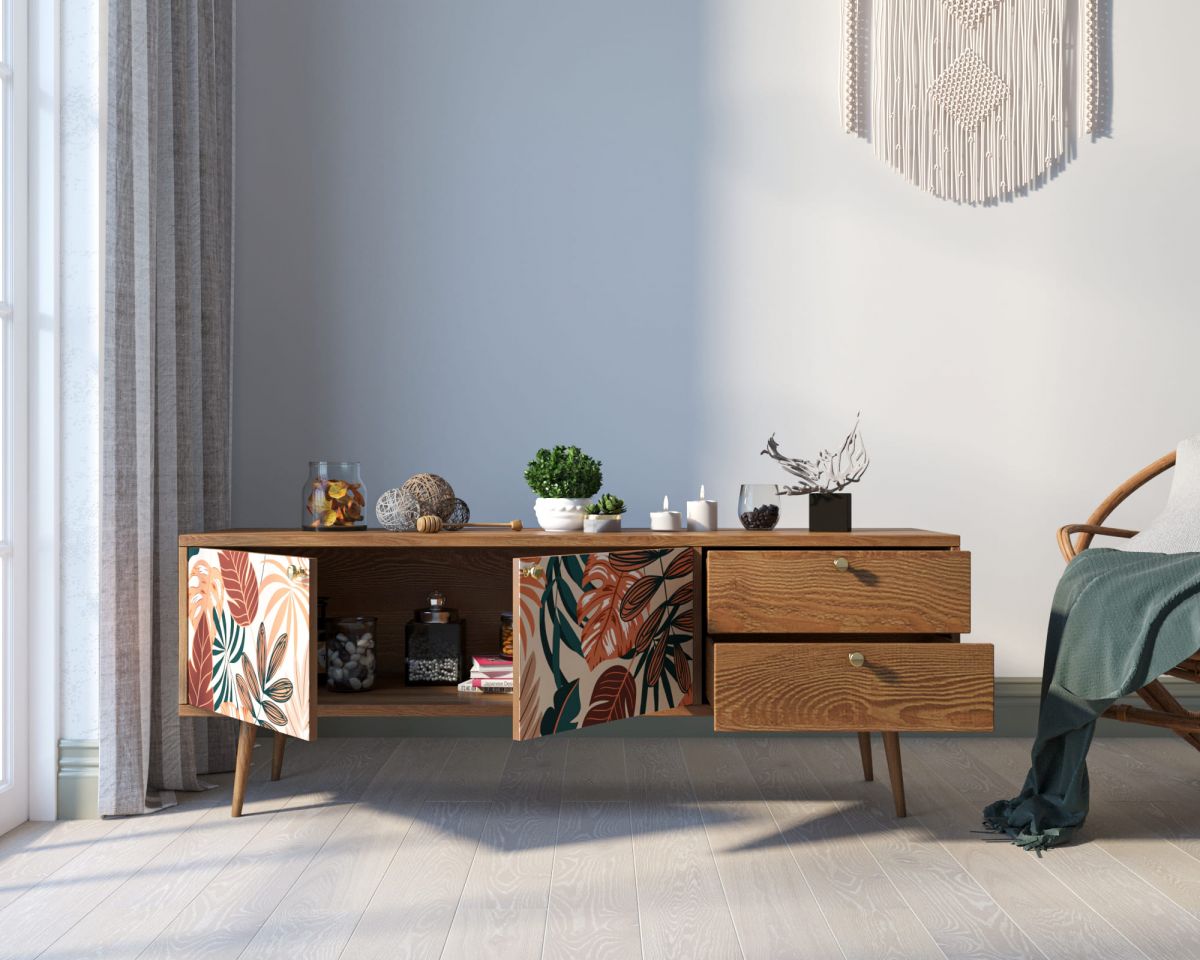 Комод "Berber" два ящика и две дверки 25 принт