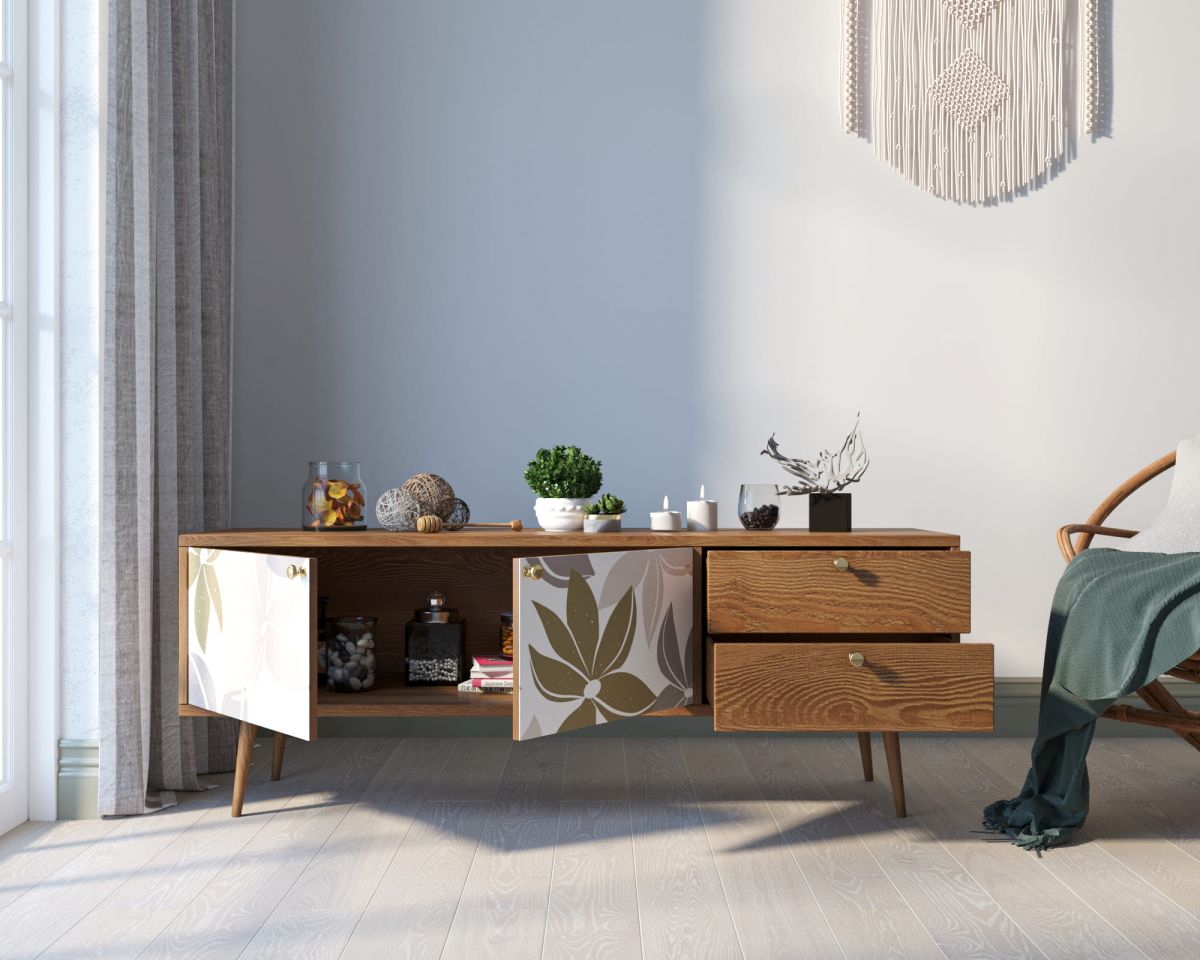 Комод "Berber" два ящика и две дверки 27 принт