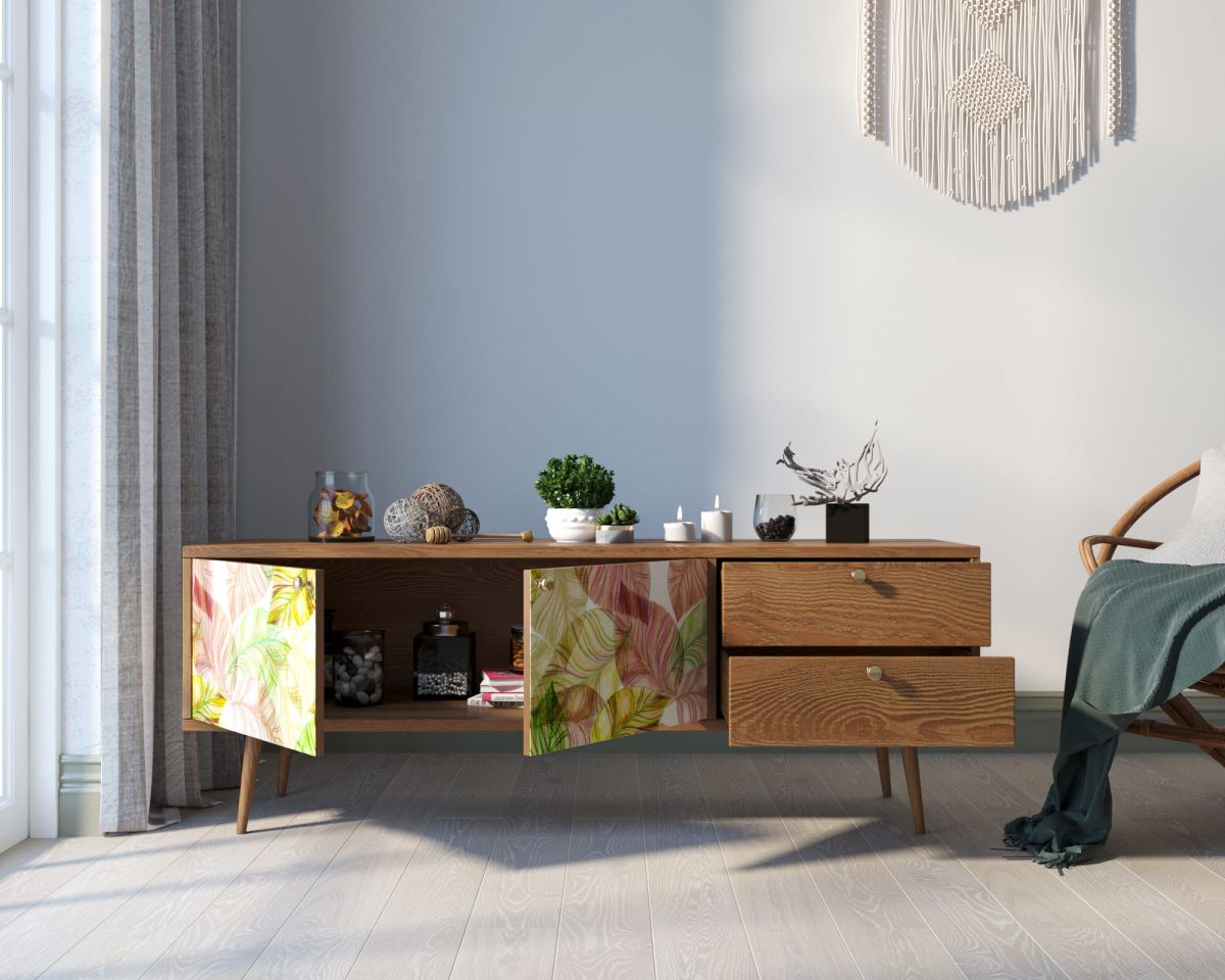 Комод "Berber" два ящика и две дверки 29 принт