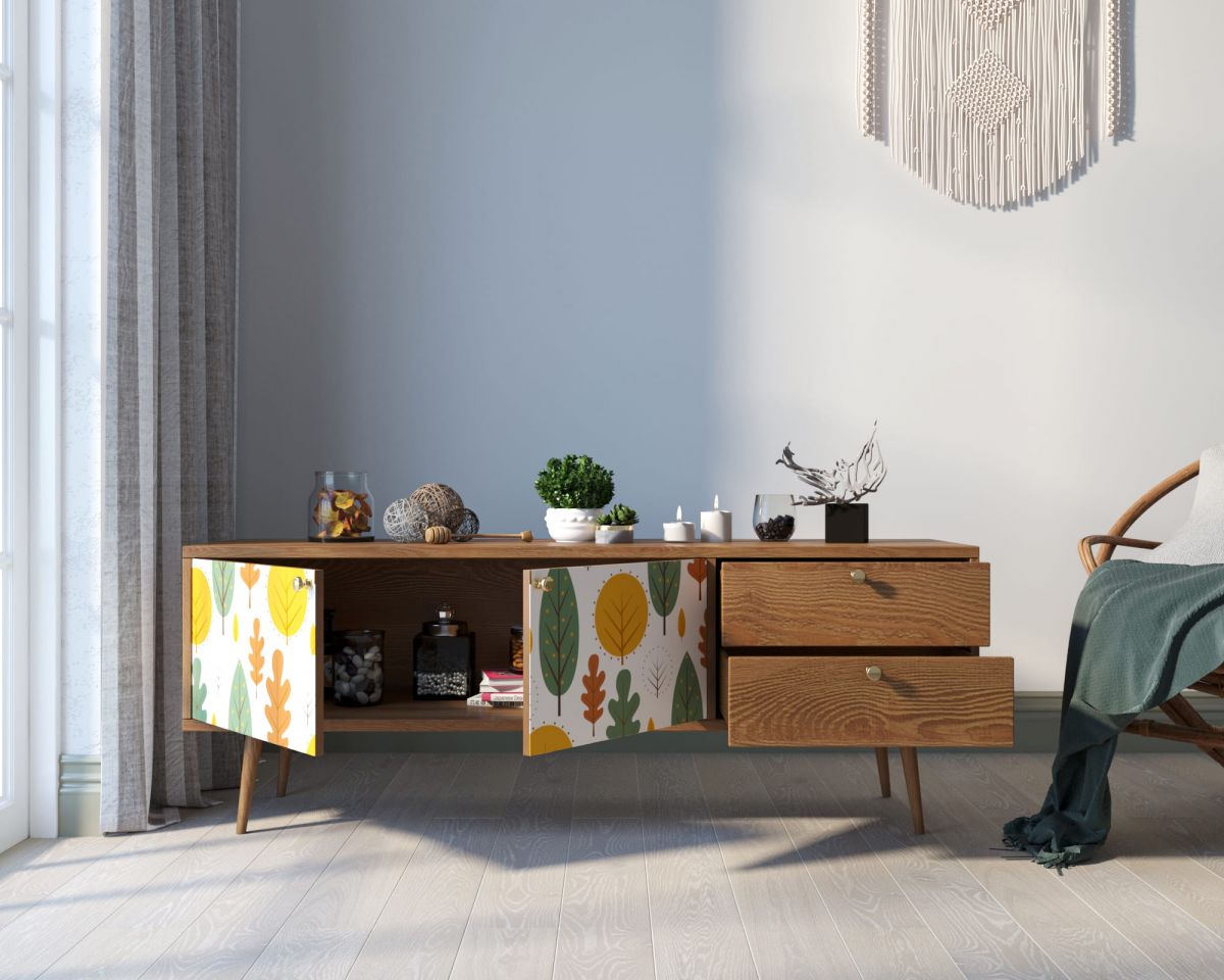 Комод "Berber" два ящика и две дверки 30 принт