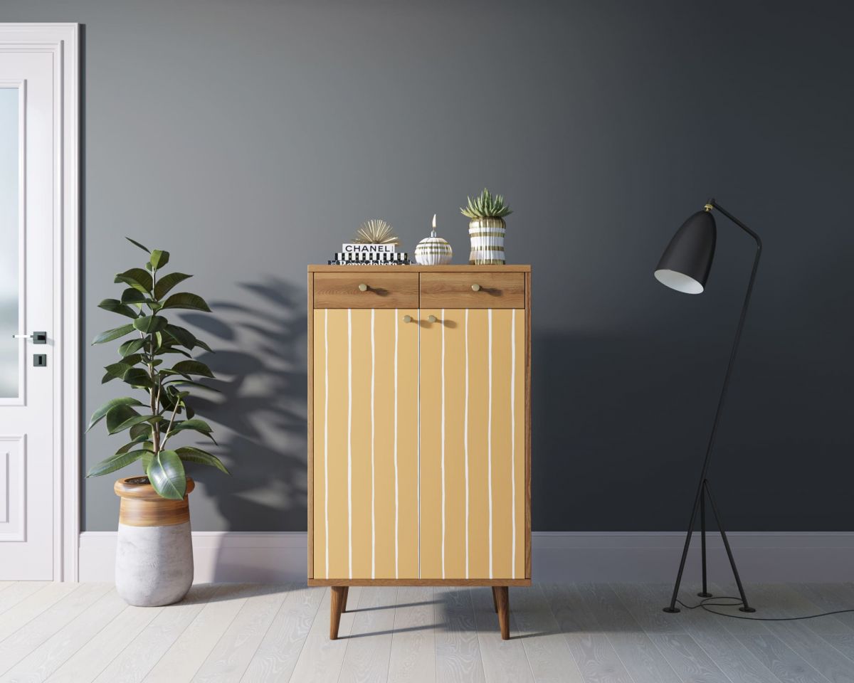 Комод "Berber" два ящика и дверки 43 принт арт BB46-Print_43