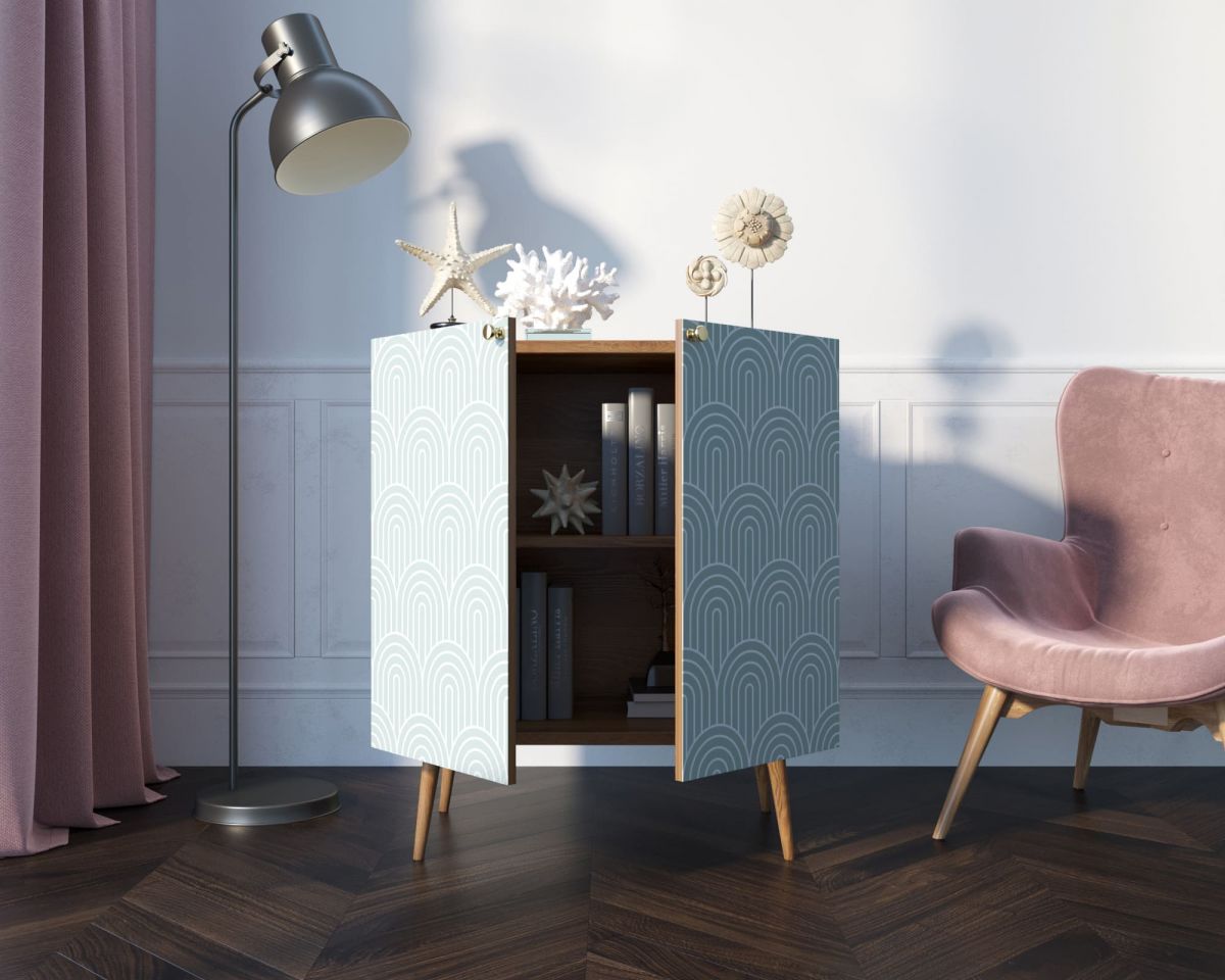 Комод "Berber" две дверки малый 34 принт