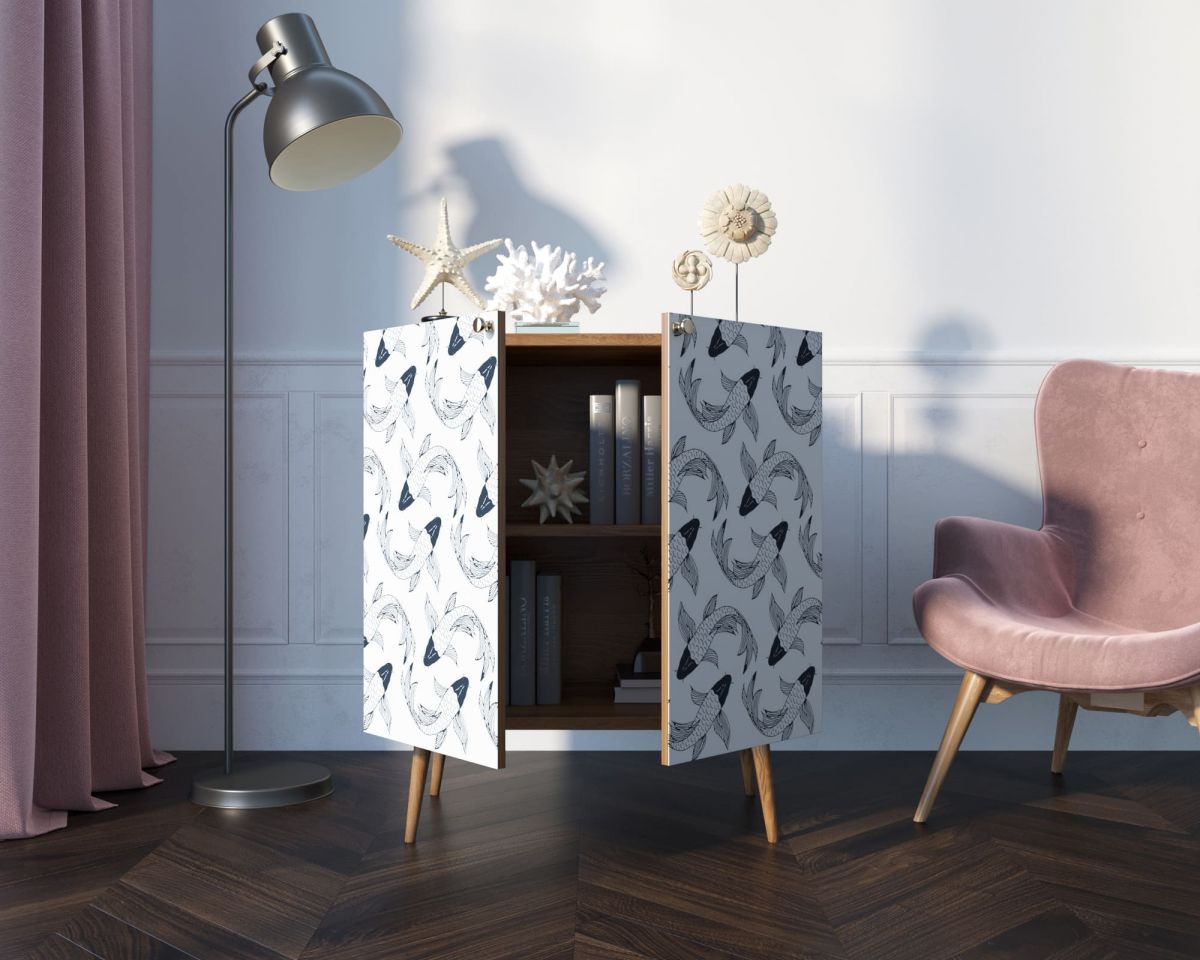 Комод "Berber" две дверки малый 36 принт