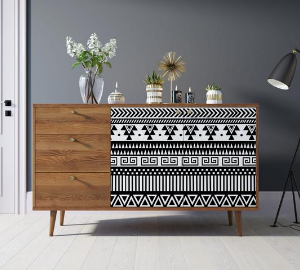 Комод "Berber" с двумя дверками и ящиками 19 принт