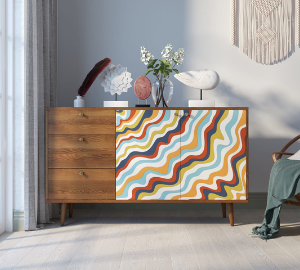 Комод "Berber" с двумя дверками и ящиками 21 принт