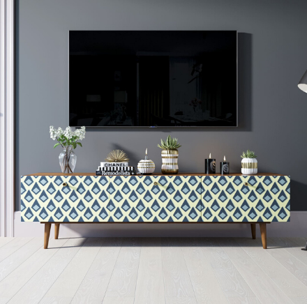 Комод "Berber" с ящиками низкий под TV принт 13